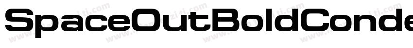SpaceOutBoldCondensed Italic字体转换
